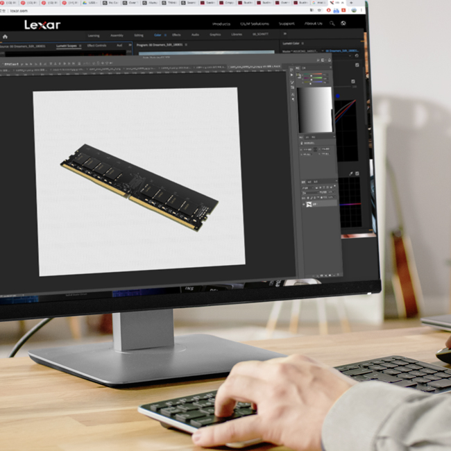 Lexar 32GB DDR4-3200/2666 UDIMM Desktop Memory