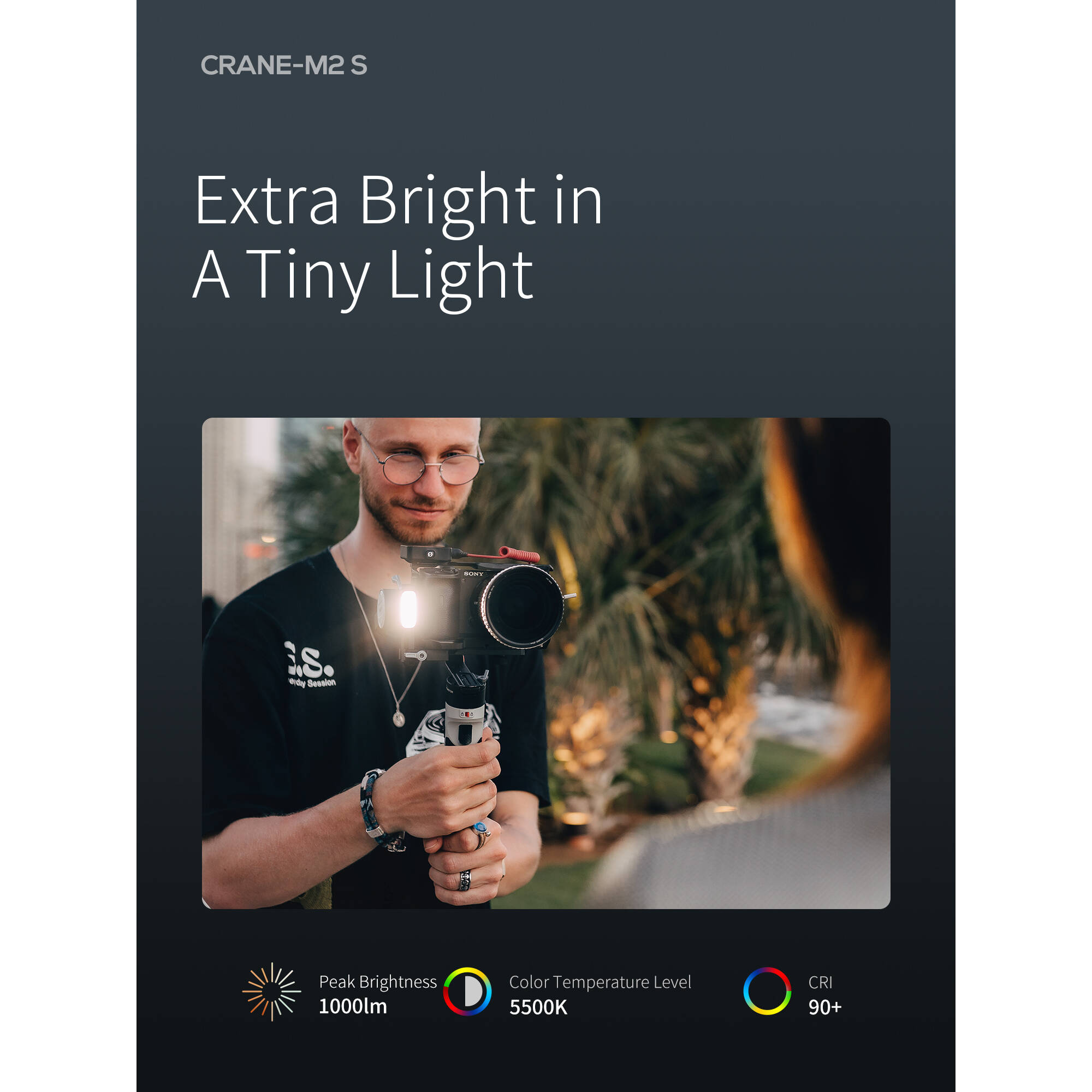 Zhiyun CRANE-M2 S 3-Axis Handheld Gimbal Stabilizer Combo Kit